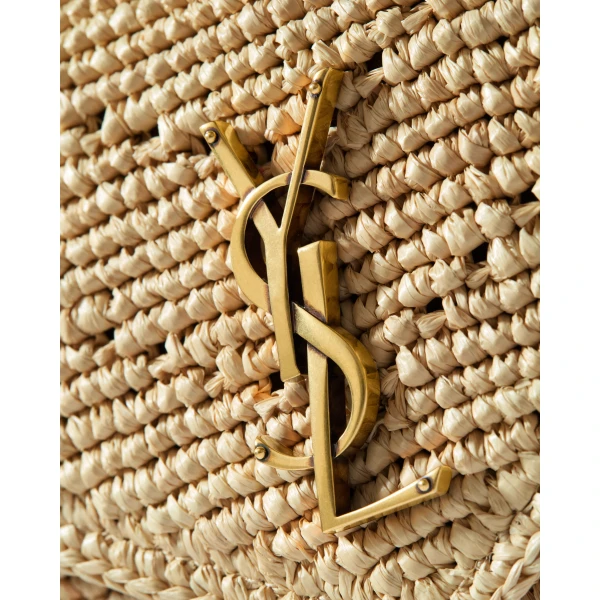 Saint Laurent LOULOU small in raffia, view 6