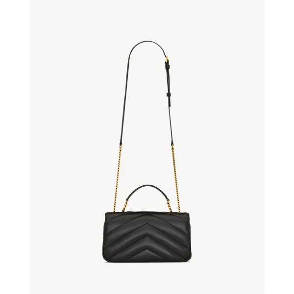 Saint Laurent LOULOU top-handle in MATELASSÉ lambskin, view 2