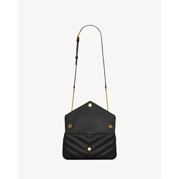 Saint Laurent LOULOU top-handle in MATELASSÉ lambskin, view 4