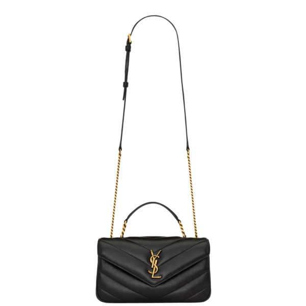 Saint Laurent LOULOU top-handle in MATELASSÉ lambskin designed in Paris
