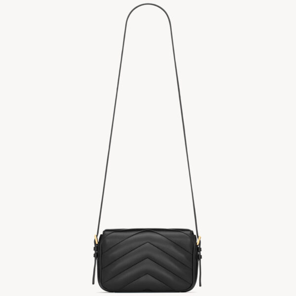 Saint Laurent LOULOU toy crossbody in MATELASSÉ lambskin designed in Paris