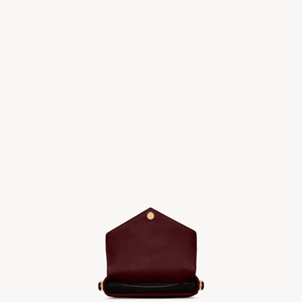 Saint Laurent LOULOU toy crossbody in MATELASSÉ lambskin designed in Paris