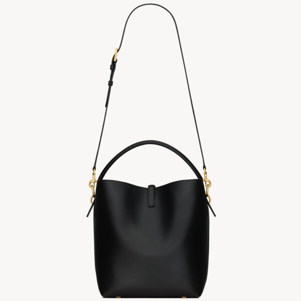 Saint Laurent Le 37 in shiny leather designed in Paris