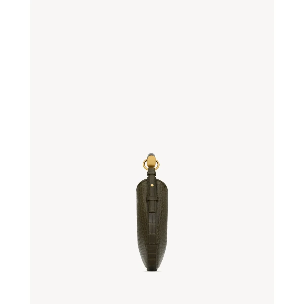 Saint Laurent MOMBASA small in alligator, view 4