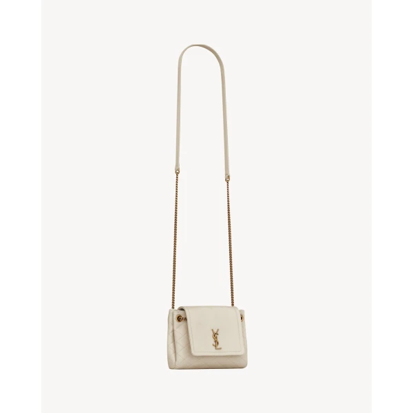 Saint Laurent Mini NOLITA IN LAMBSKIN, view 5