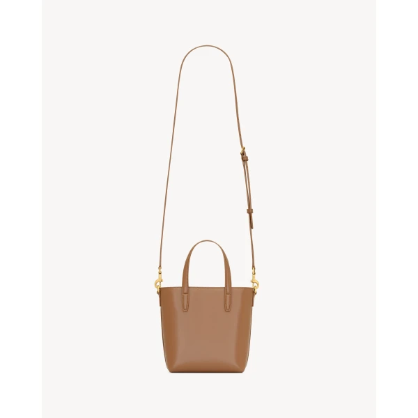 Saint Laurent Mini Toy SHOPPING SAINT LAURENT in box leather, view 4