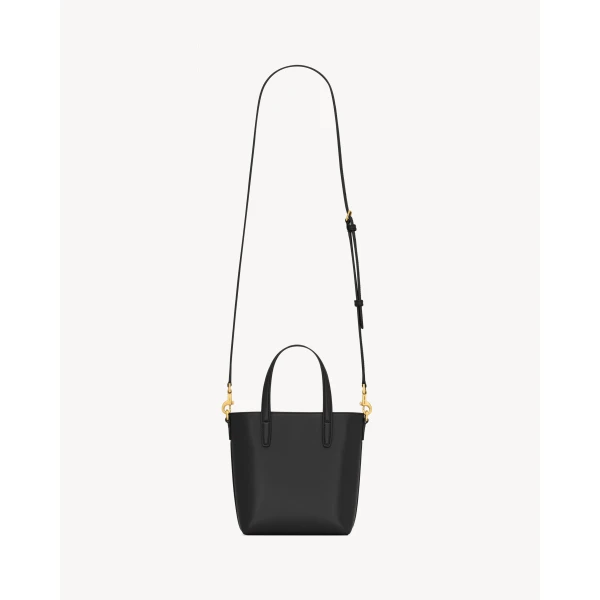 Saint Laurent Mini Toy SHOPPING SAINT LAURENT in box leather, view 4