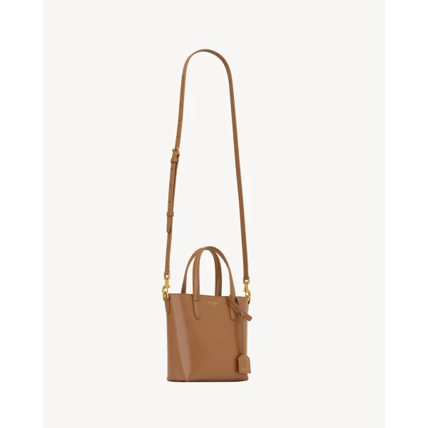 Saint Laurent Mini Toy SHOPPING SAINT LAURENT in box leather, view 6
