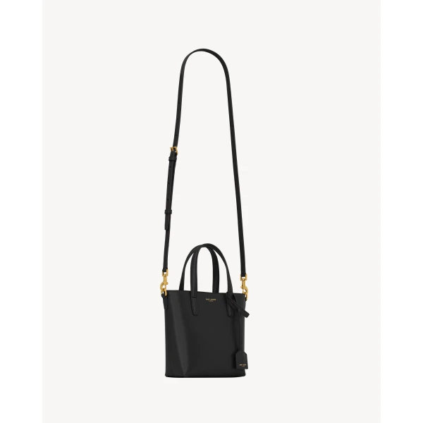 Saint Laurent Mini Toy SHOPPING SAINT LAURENT in box leather, view 6