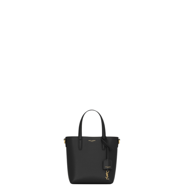 Saint Laurent Mini Toy SHOPPING SAINT LAURENT in box leather designed in Paris