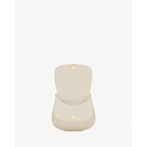 Saint Laurent Mini VOLTAIRE TOP HANDLE bag in BOX SAINT LAURENT, view 5
