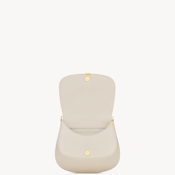 Saint Laurent Mini VOLTAIRE TOP HANDLE bag in BOX SAINT LAURENT designed in Paris