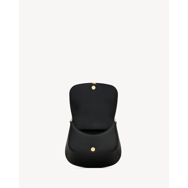 Saint Laurent Mini VOLTAIRE TOP HANDLE bag in BOX SAINT LAURENT, view 5