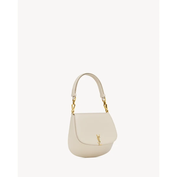 Saint Laurent Mini VOLTAIRE TOP HANDLE bag in BOX SAINT LAURENT, view 6
