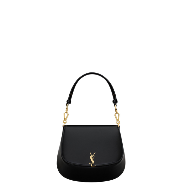 Saint Laurent Mini VOLTAIRE TOP HANDLE bag in BOX SAINT LAURENT designed in Paris