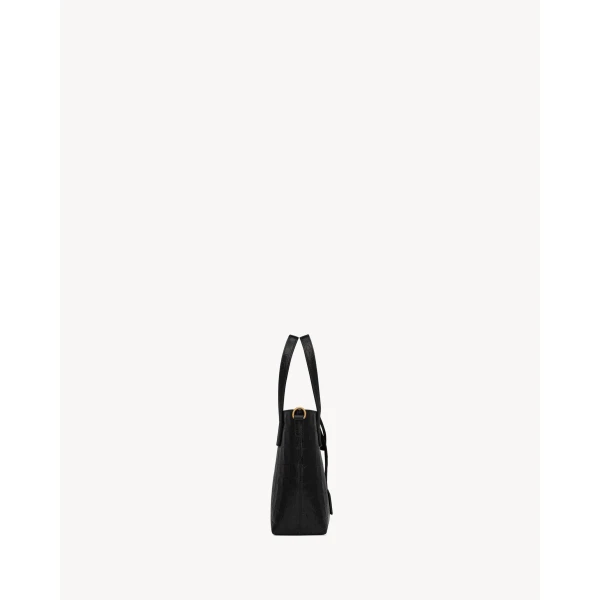 Saint Laurent Mini toy   shopping Saint Laurent IN CROCODILE-EMBOSSED LEATHER, view 5