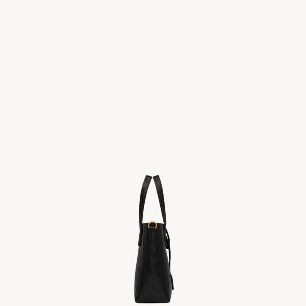 Saint Laurent Mini toy   shopping Saint Laurent IN CROCODILE-EMBOSSED LEATHER designed in Paris