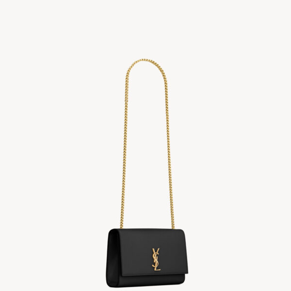 Saint Laurent NEW KATE small in grain de poudre leather designed in Paris