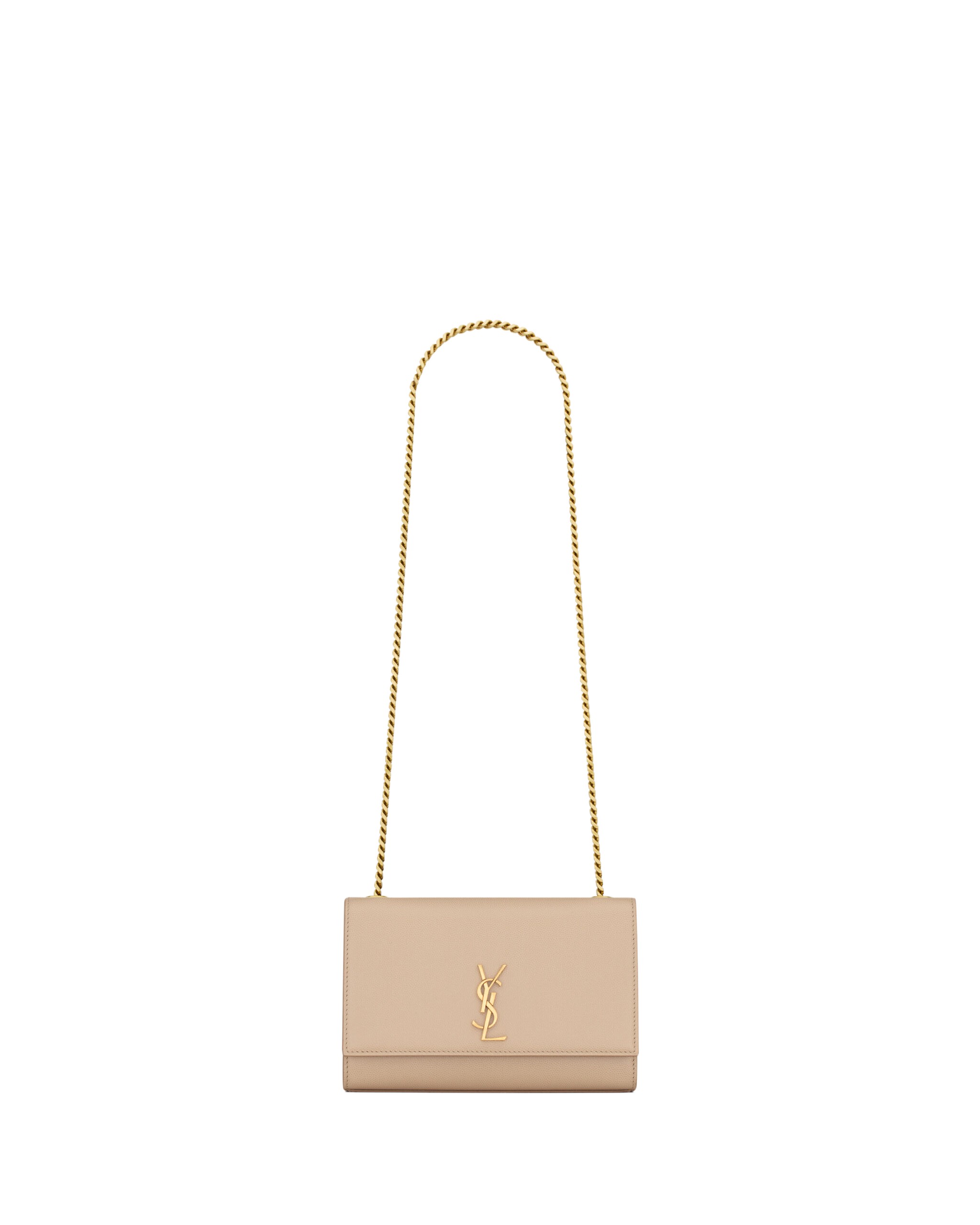 Saint Laurent NEW KATE small in grain de poudre leather