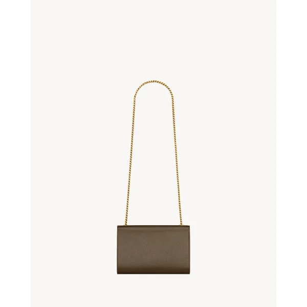 Saint Laurent NEW KATE small in shiny leather, view 2