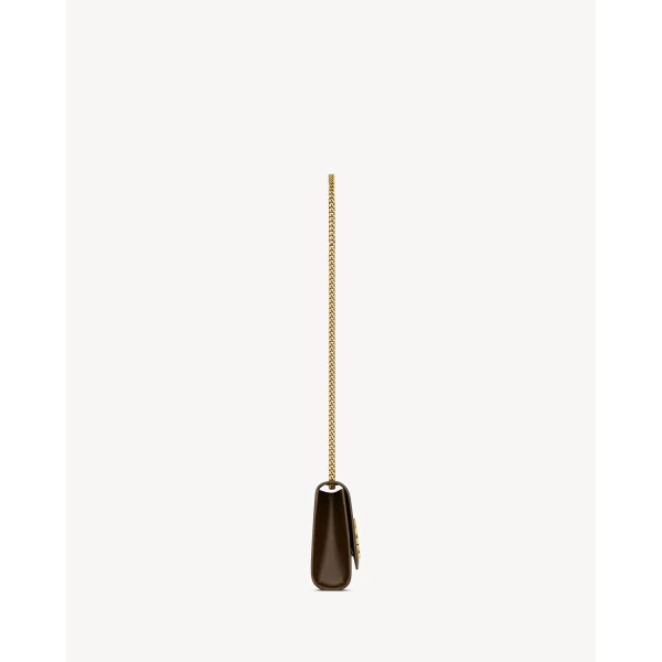 Saint Laurent NEW KATE small in shiny leather, view 3