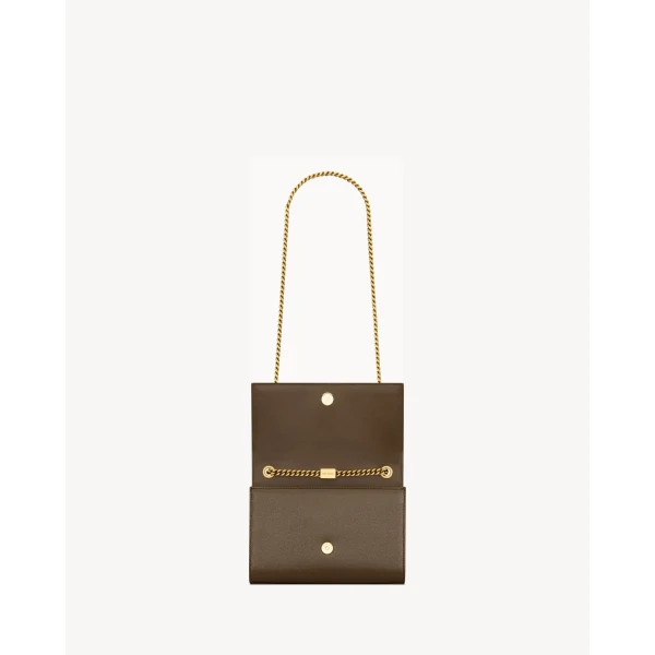 Saint Laurent NEW KATE small in shiny leather, view 4