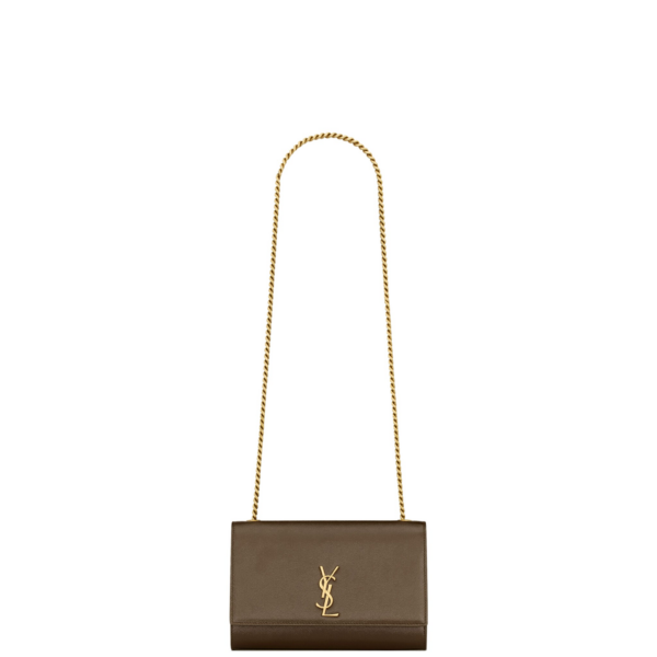 Saint Laurent NEW KATE small in shiny leather designed in Paris