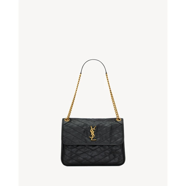 Saint Laurent NIKI TRIPOUCH in vintage leather, view 3