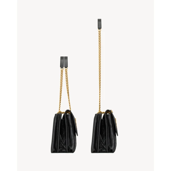 Saint Laurent NIKI TRIPOUCH in vintage leather, view 5