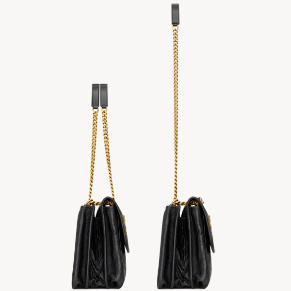 Saint Laurent NIKI TRIPOUCH in vintage leather designed in Paris