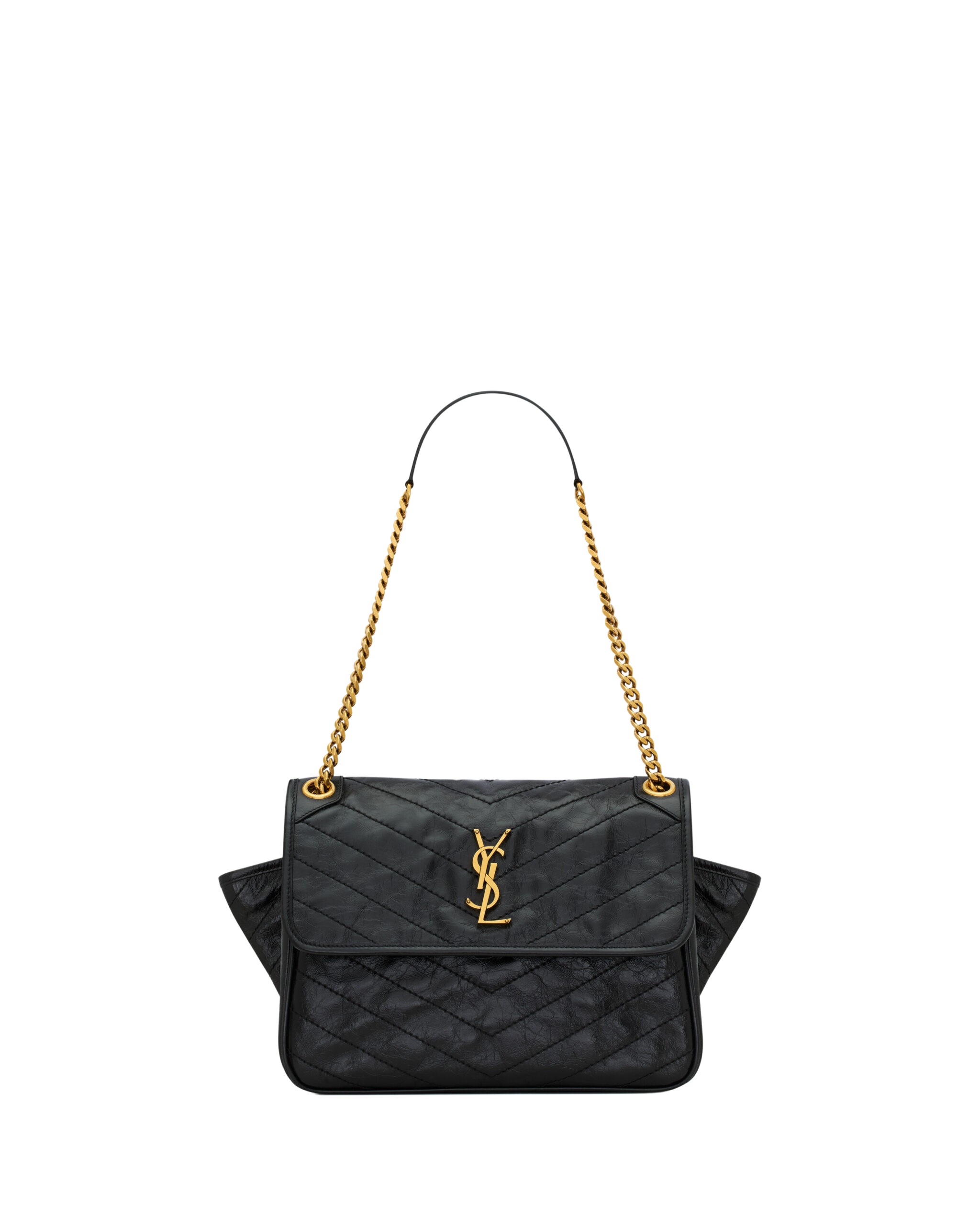 Saint Laurent NIKI TRIPOUCH in vintage leather