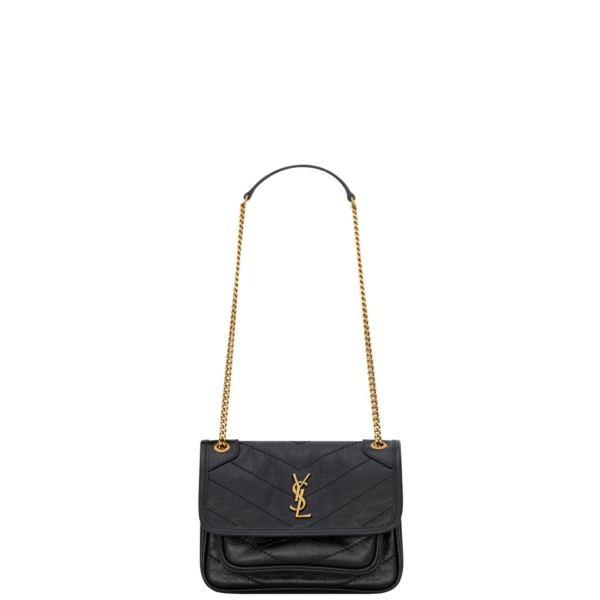 Saint Laurent NIKI baby in vintage leather designed in Paris