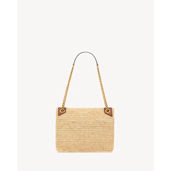 Saint Laurent NIKI medium in raffia, view 2