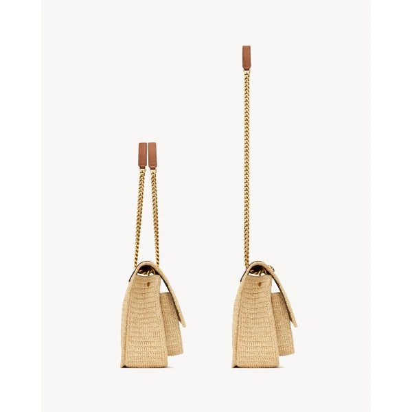 Saint Laurent NIKI medium in raffia, view 3