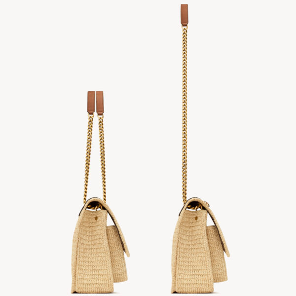 Saint Laurent NIKI medium in raffia designed in Paris