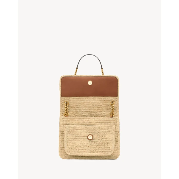 Saint Laurent NIKI medium in raffia, view 4