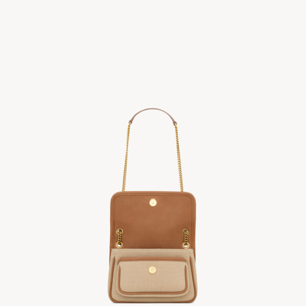 Saint Laurent NIKI mini in canvas and leather designed in Paris