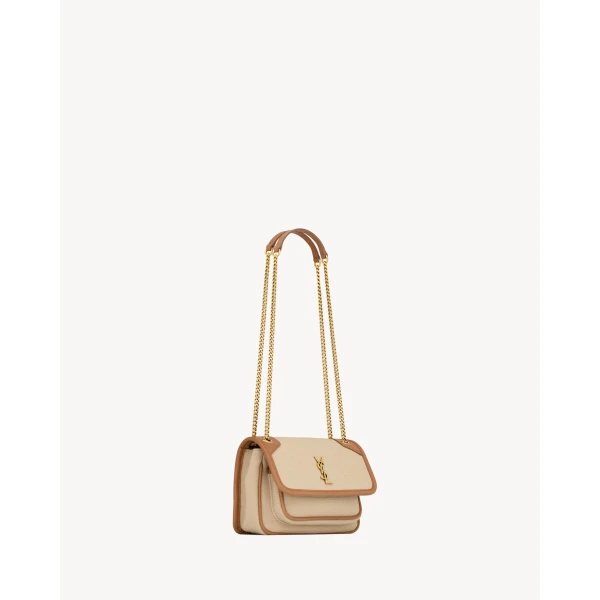 Saint Laurent NIKI mini in canvas and leather, view 6