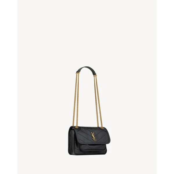 Saint Laurent NIKI mini in vintage leather, view 6