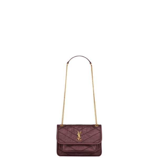 Saint Laurent NIKI mini in vintage leather designed in Paris