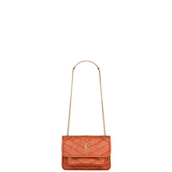 Saint Laurent NIKI mini in vintage leather designed in Paris