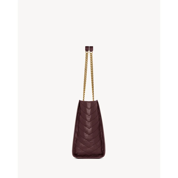 Saint Laurent NIKI shopping in vintage leather, view 3