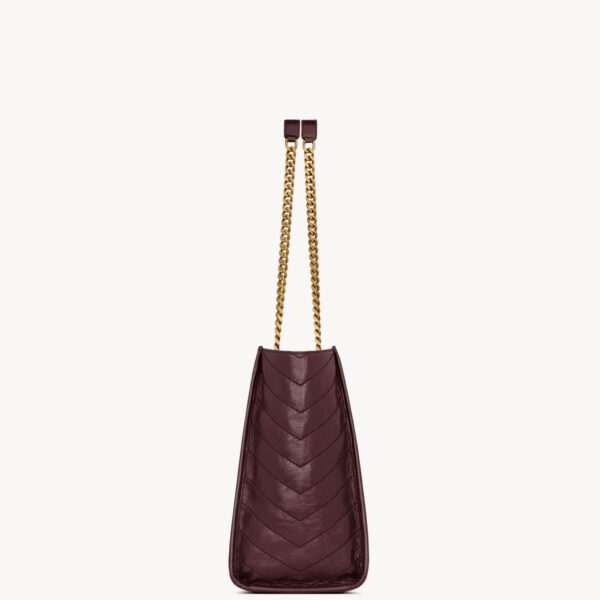 Saint Laurent NIKI shopping in vintage leather designed in Paris