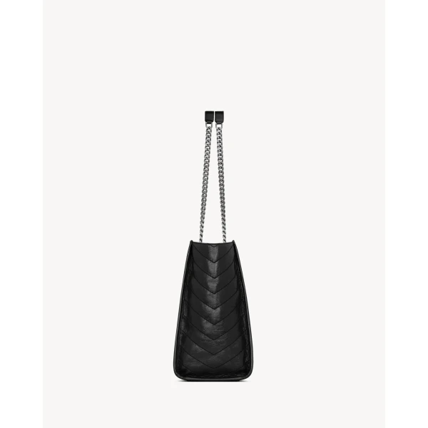 Saint Laurent NIKI shopping in vintage leather, view 3