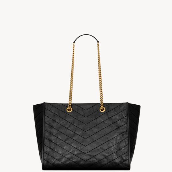 Saint Laurent NIKI shopping in vintage leather designed in Paris