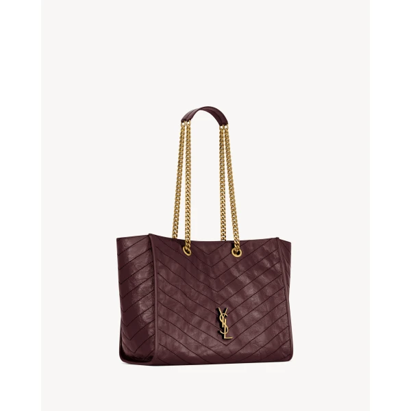 Saint Laurent NIKI shopping in vintage leather, view 4