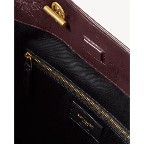 Saint Laurent NIKI shopping in vintage leather, view 5