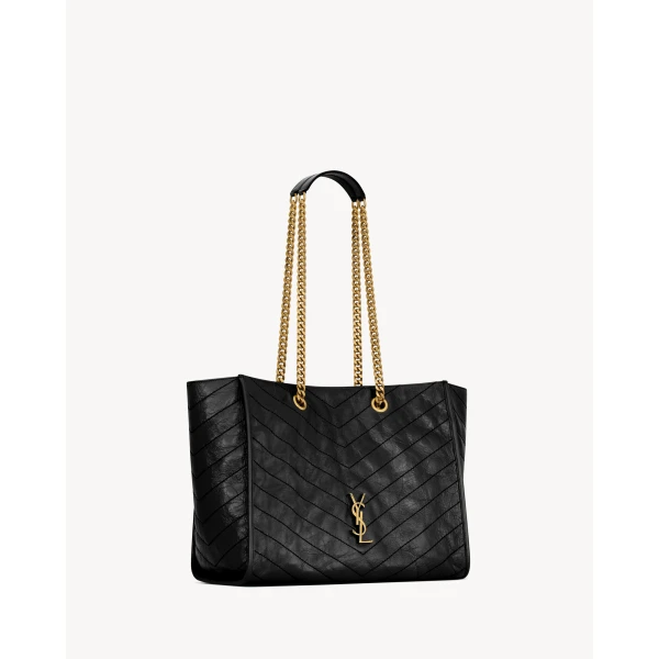Saint Laurent NIKI shopping in vintage leather, view 5