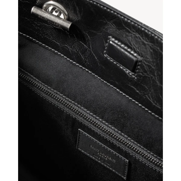 Saint Laurent NIKI shopping in vintage leather, view 6