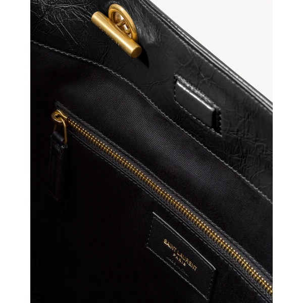 Saint Laurent NIKI shopping in vintage leather, view 6